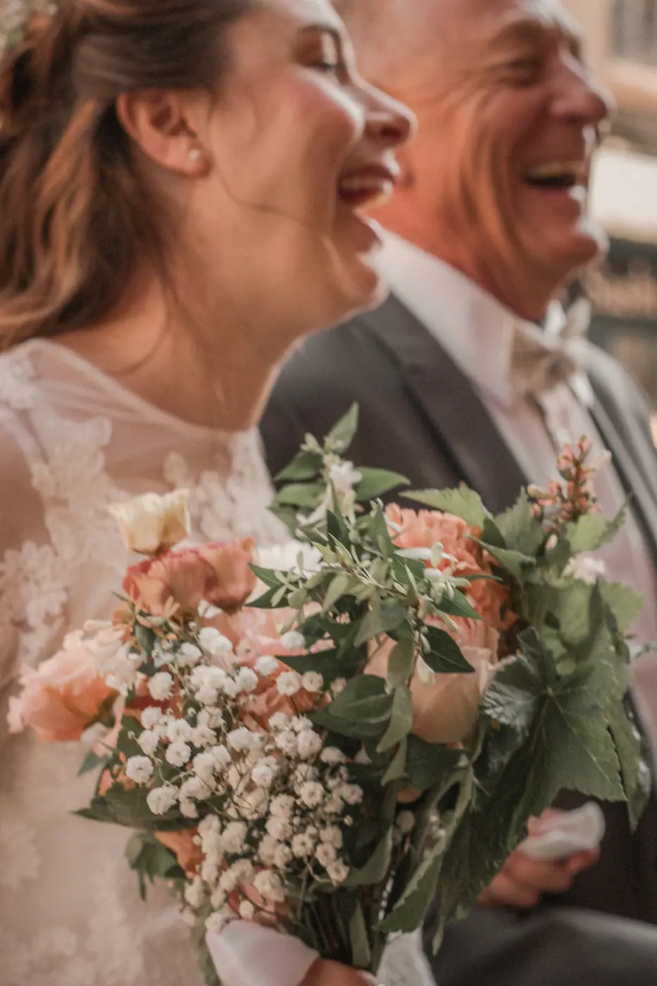 Aperçu d'une photographie de mariage.